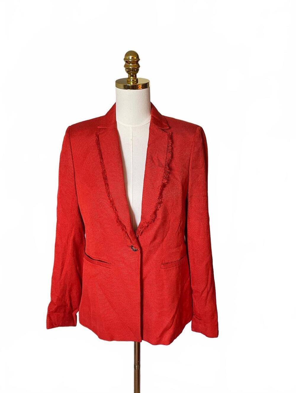 Banana Republic red blazer size 4